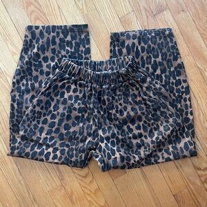 Red Sky Leopard Print balloon pants